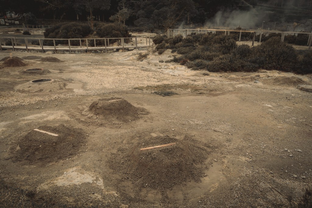 Fumarolas Lagoa das Furnas, Azores